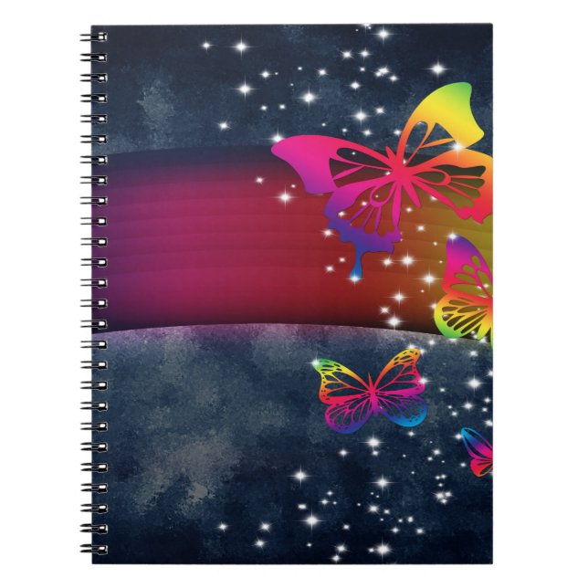 Butterflies n Rainbows Notebook (Front)
