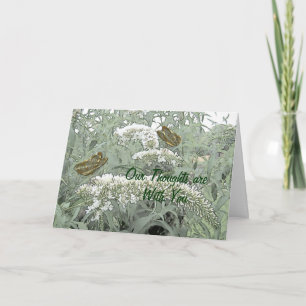 Butterflies on a Butterfly Bush- customize Card