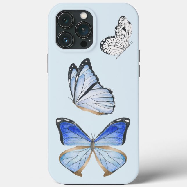 Butterflies on an iPhone Case (B) (Back)