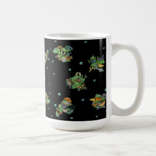 Butterflies on Leaves Coffee Mug