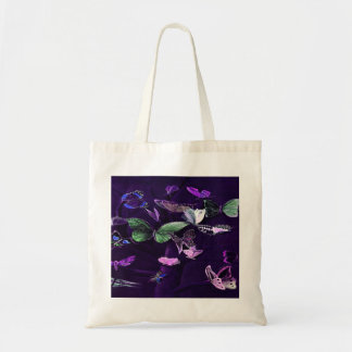 Butterflies On Purple Tote Bag