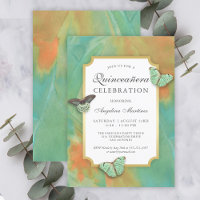Butterflies on Southwest Colours Quinceanera