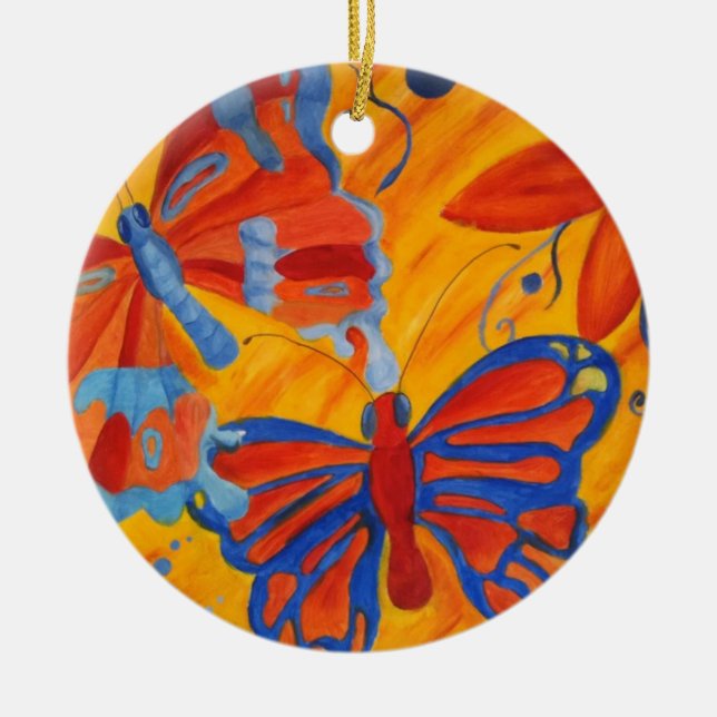 Butterflies Ornament (Front)