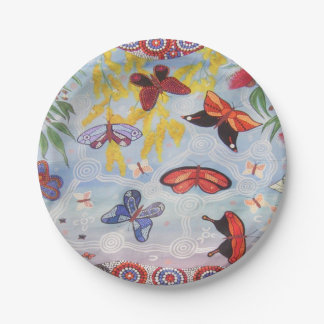 Butterflies Paper Plates 7"