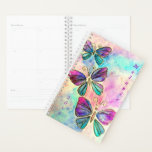 Butterflies Planner with Custom Name and Year<br><div class="desc">Personalized Name Butterflies Planners MIGNED Painting - Choose / Add Your Name / Year / Text / Font / Colour - with Customization tool !</div>