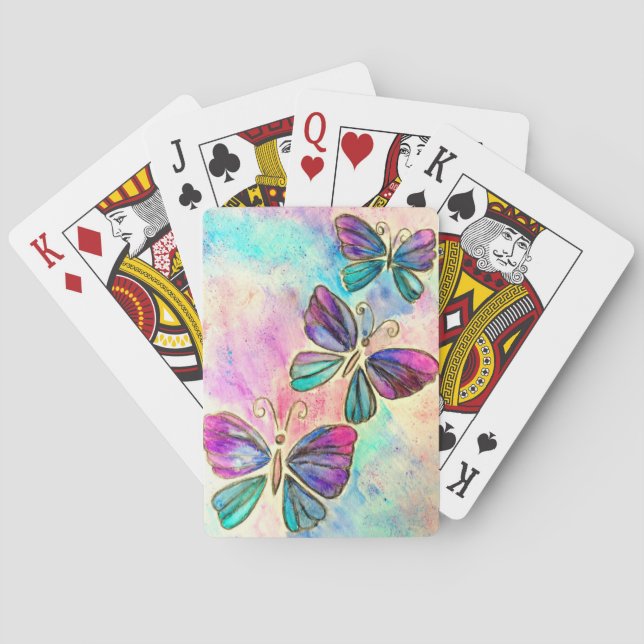 Butterflies Playing Cards (Back)