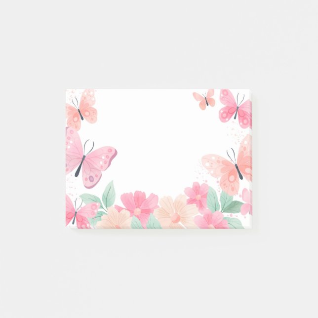 Butterflies Post it Notes (Front)