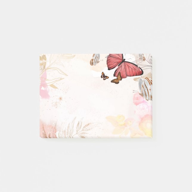 Butterflies Post it Notes (Front)