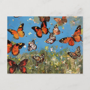 Butterflies Postcard