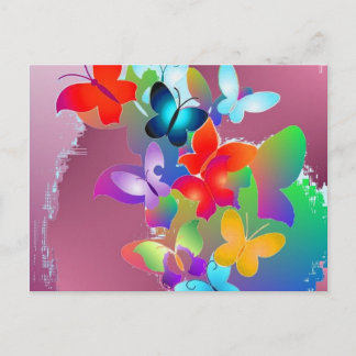 Butterflies Postcard