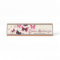 Butterflies Purple Desk Name Plate Station Sign