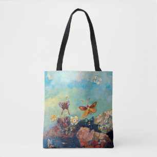 Butterflies, Redon Tote Bag