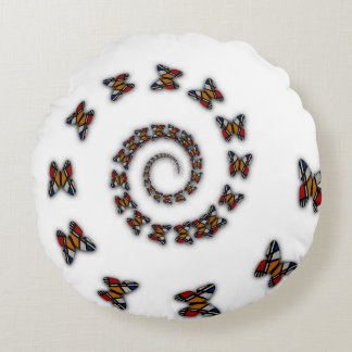 Butterflies  round pillow