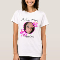 Butterflies Script Memorial Funeral T-Shirt