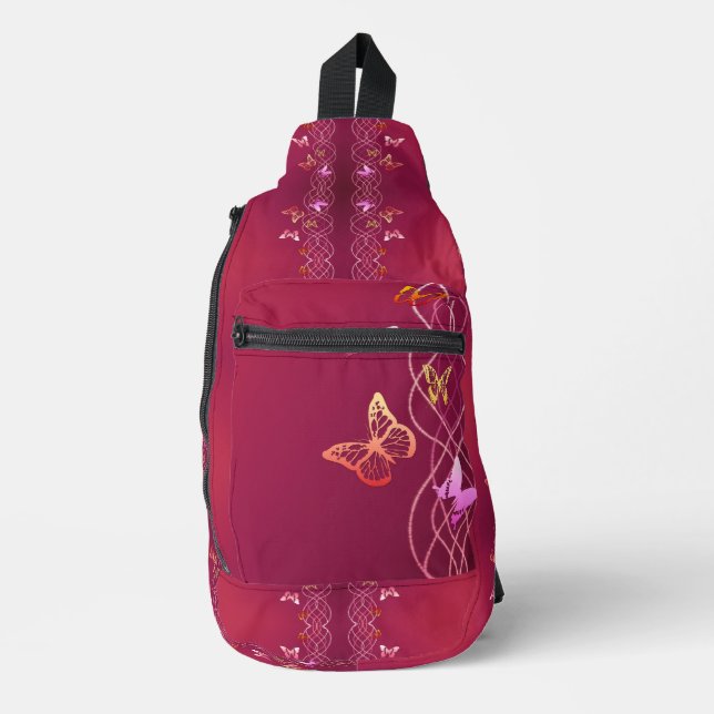 Butterflies Sling Bag (Front)