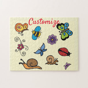 Butterflies Snails Insects Thunder_Cove Jigsaw Puzzle