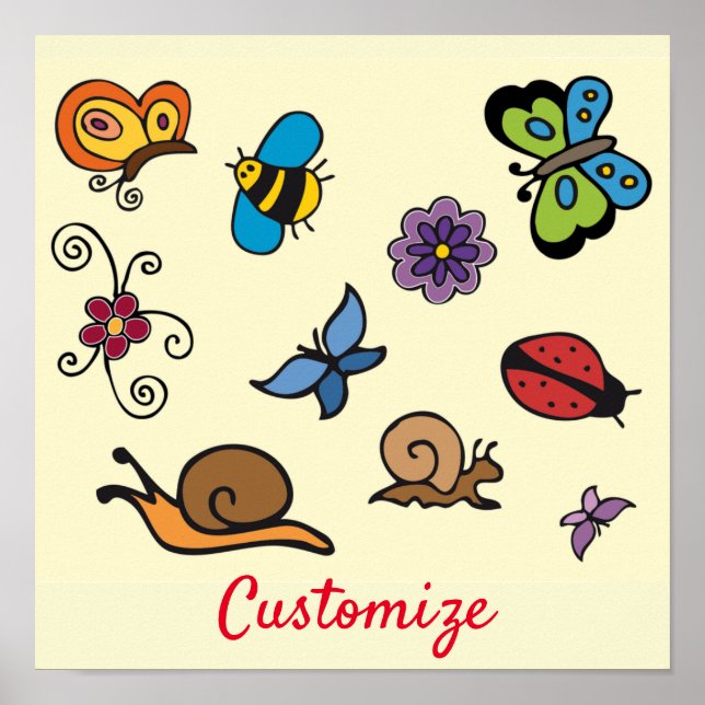 Butterflies Snails Insects Thunder_Cove Poster (Front)