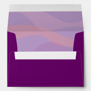 BUTTERFLIES & STARS Bat Mitzvah Pre-addressed Envelope