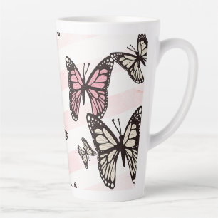 Butterflies & stripes (matches with journal) Mug