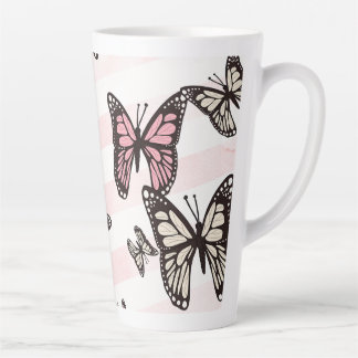 Butterflies & stripes (matches with journal) Mug
