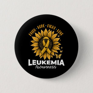 Butterflies Suower Leukaemia Awareness 2 Inch Round Button