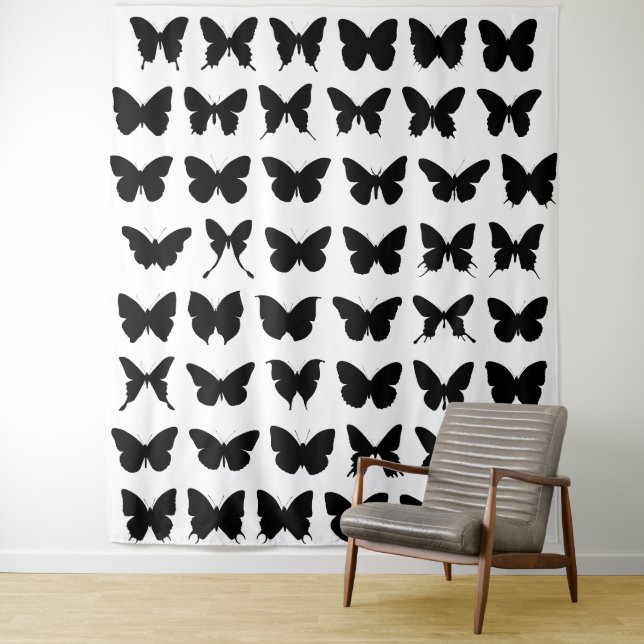 Butterflies Tapestry (In Situ)