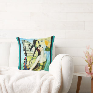 Butterflies Throw Pillow