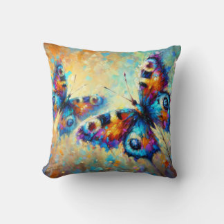 Butterflies  throw pillow