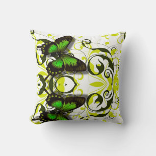 Butterflies Throw Pillow