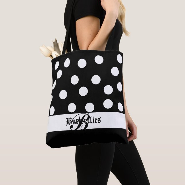 Butterflies Tote Bag (Close Up)