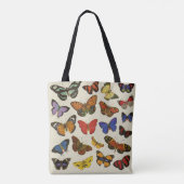 Butterflies Tote Bag All-Over Print (Back)