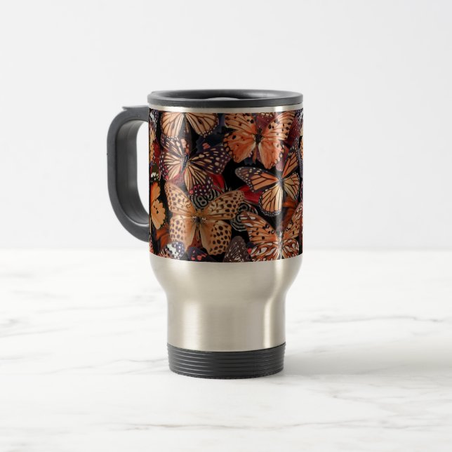 Butterflies Travel Mug (Front Left)