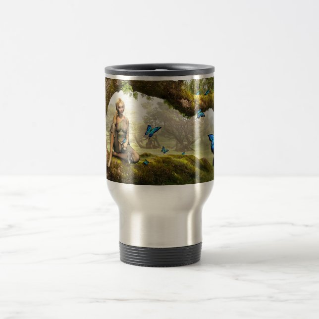 Butterflies Travel Mug (Center)