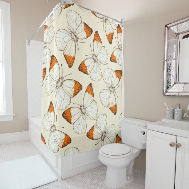 Butterflies watercolor pattern (In Situ)