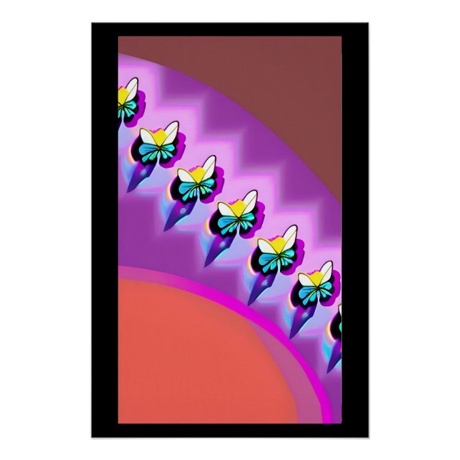 Butterflight - Ken Gauge Art Poster (Front)