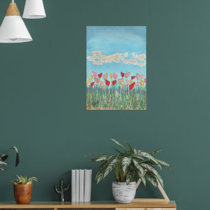 Butterflowers Poster