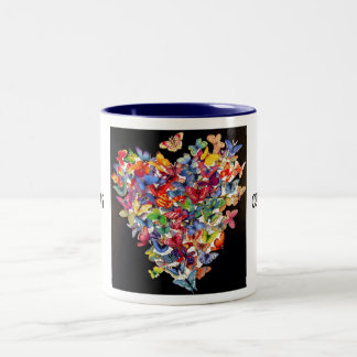 butterfly047, CURE LUPUS, CURE LUPUS Two-Tone Coffee Mug