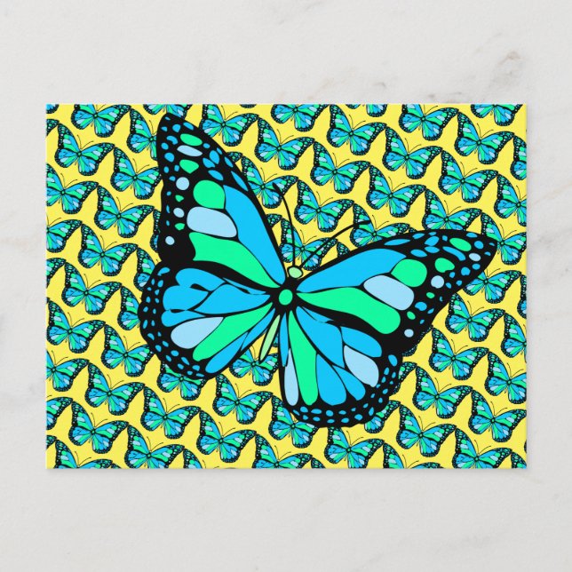 BUTTERFLY-21    POSTCARD (Front)