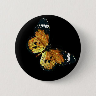 Butterfly 2 Inch Round Button