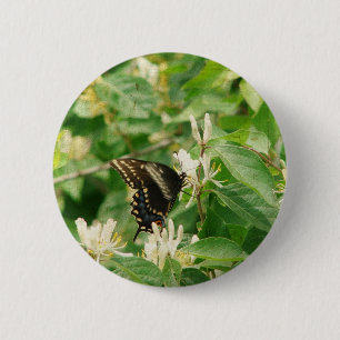 Butterfly 2 Inch Round Button