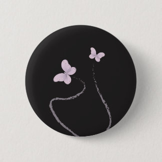 butterfly 2 inch round button