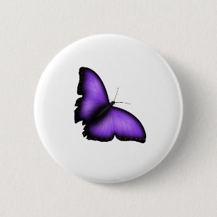 Butterfly 2 Inch Round Button