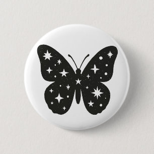 Butterfly 2 Inch Round Button