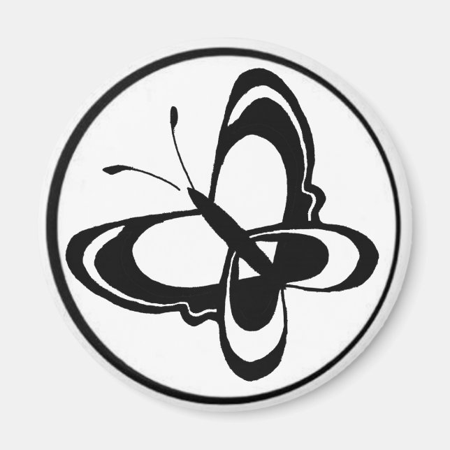butterfly 4 magnet (Front)