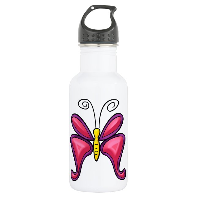 Butterfly 532 Ml Water Bottle (Front)