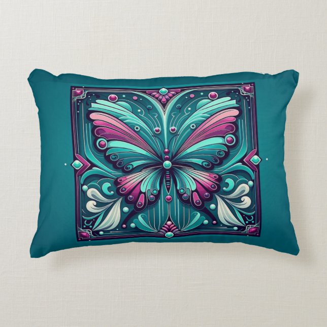Butterfly 8 accent pillow (Front)