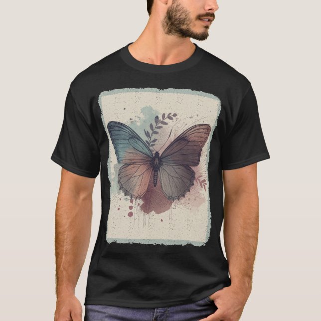 Butterfly Abstract 01 T-Shirt (Front)