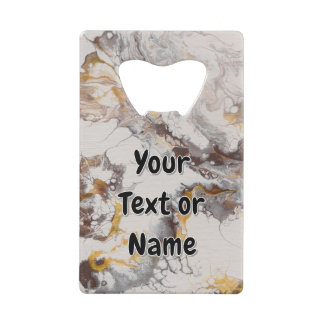Butterfly - abstract acryl credit card bottle opener