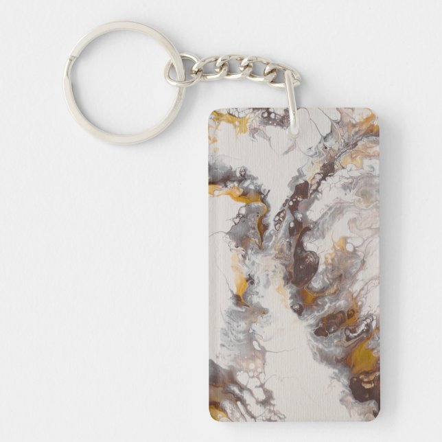 Butterfly - abstract acryl keychain (Front)