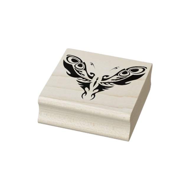butterfly abstract art stamp (Stamp)